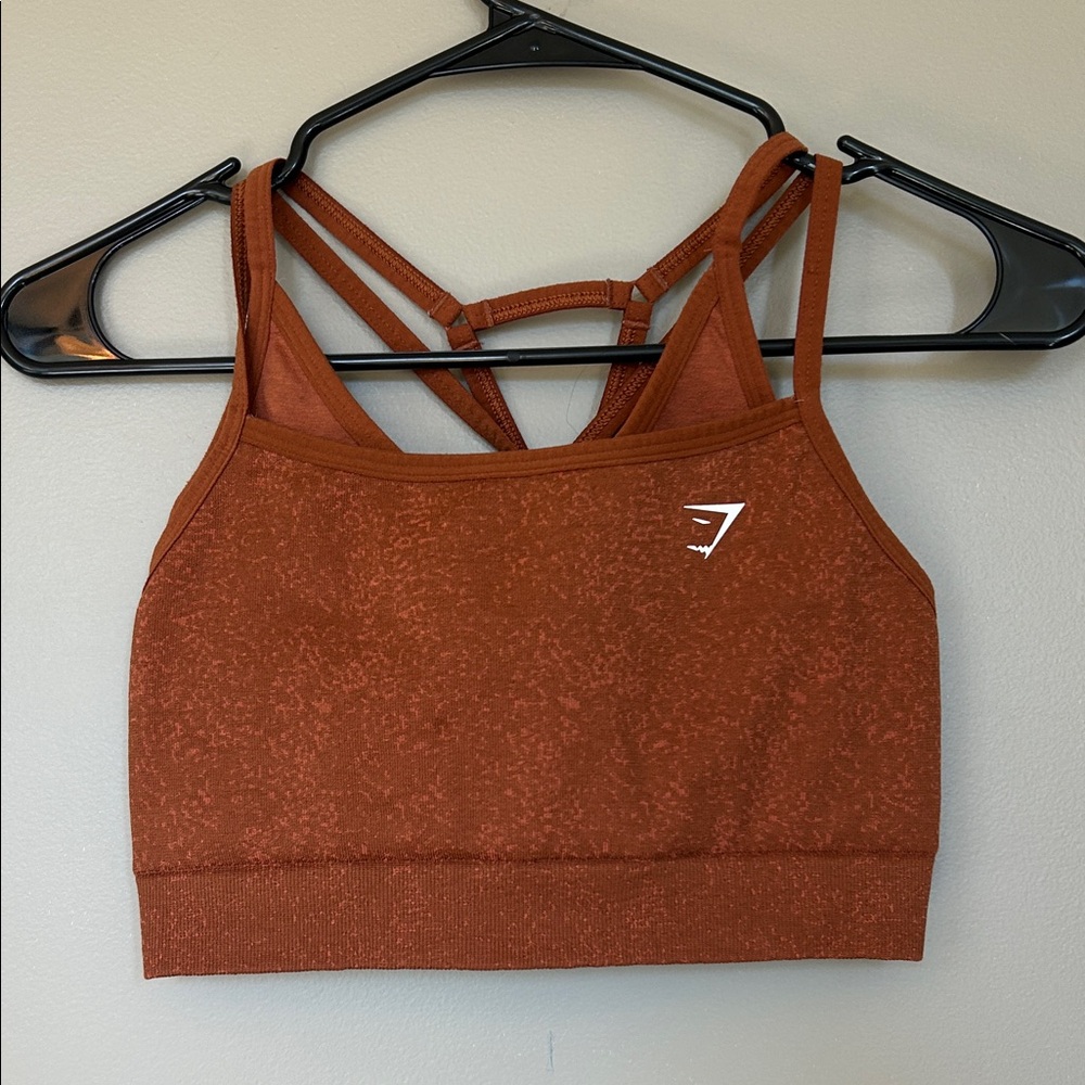 Gymshark Women's Rust Sports Bra - Medium